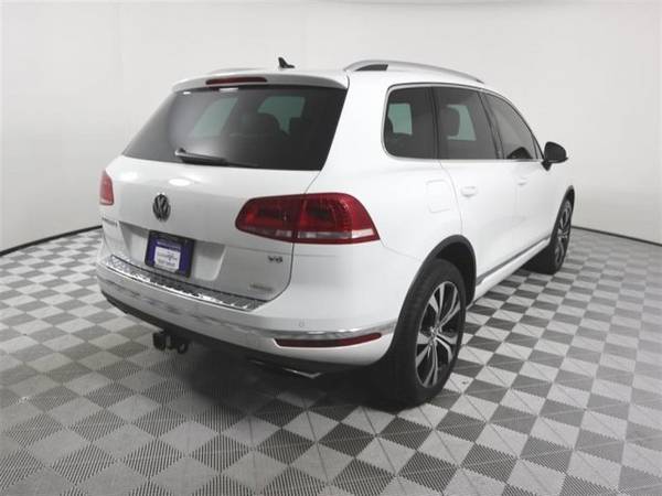2017 VW Volkswagen Touareg Wolfsburg Edition suv White for sale in Martinez, GA – photo 6