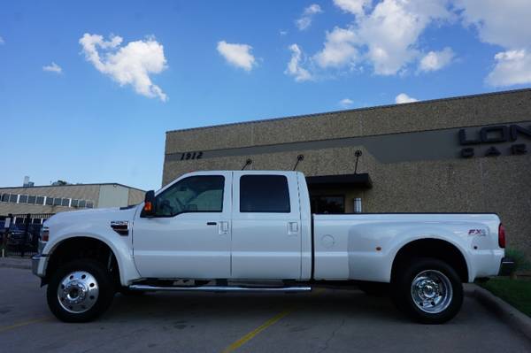 2010 FORD F450 SUPER DUTY PEARL WHITE TOYO TIRES IMMACULATE +Lonestar for sale in Carrollton, TX – photo 2