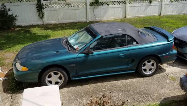 1998 Mustang GT Green Convertible Collectors Item MINT Low Miles for sale in NEW YORK, NY