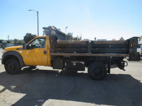 2012 Ford F550 Dump Truck 11 DUMP 6 7L Diesel - - by for sale in LA PUENTE, CA – photo 4