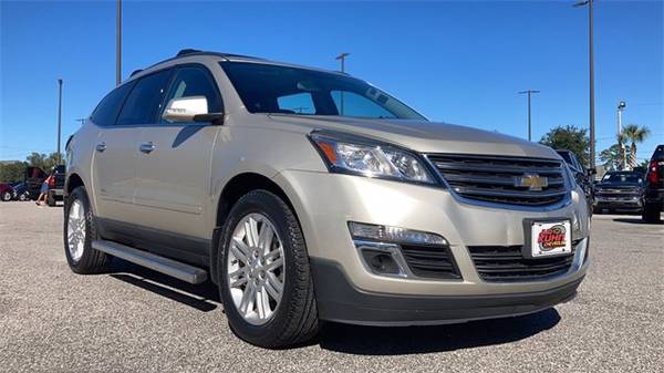 2015 Chevy Chevrolet Traverse LT suv Gold - cars & trucks - by... for sale in Little River, SC – photo 2
