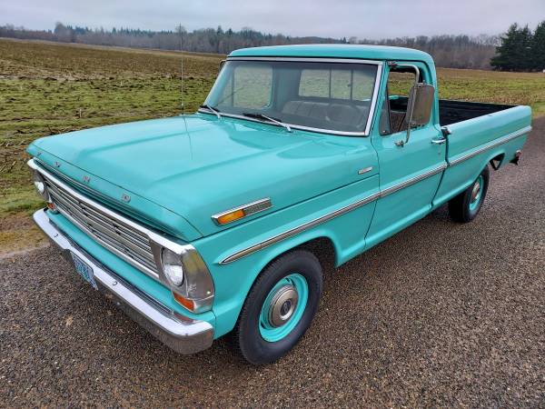 68 Ford F100 Camper Special 390 4 Speed Power Brakes/Steering for sale in Satsop, WA