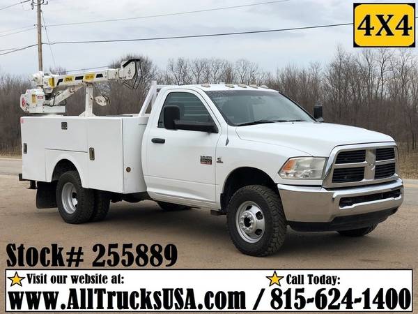 Mechanics Crane Truck Boom Service Utility 4X4 Commercial work trucks for sale in quad cities, IA – photo 9