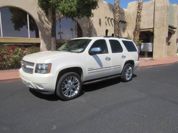 2011 Chevy Chevrolet Tahoe LTZ suv White Diamond Tricoat - cars & for sale in Tucson, AZ – photo 7
