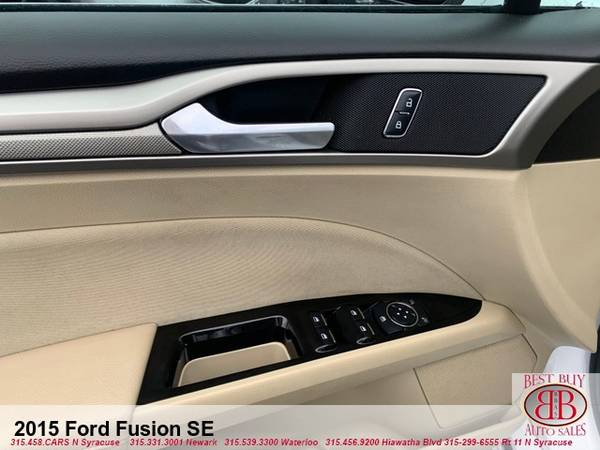 2015 FORD FUSION SE! BACK UP CAM! MICROSOFT SYNC! WE DO FINANCING!!!!! for sale in N SYRACUSE, NY – photo 14