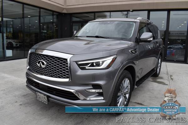 2019 INFINITI QX80 LUXE/4X4/Power & Heated Leather - cars & for sale in Anchorage, AK