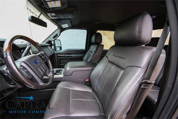 F350 Platinum Super Duty Diesel w/Nav, Heated/Cooled Seats, etc! Only for sale in Eau Claire, MN – photo 13