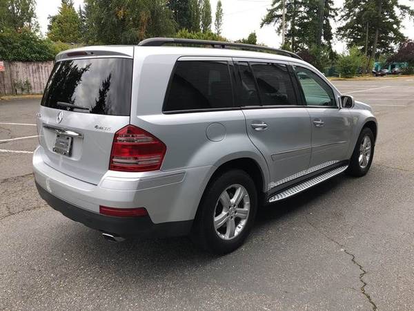 Silver 2007 Mercedes-Benz GL-Class GL 450 AWD 4MATIC 4dr SUV for sale in Lynnwood, WA – photo 4
