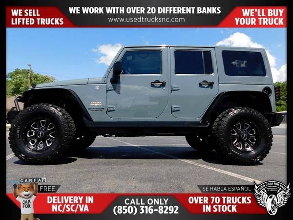 335/mo - 2014 Jeep Wrangler Unlimited Sahara 4x4SUV FOR ONLY - cars for sale in KERNERSVILLE, NC – photo 9