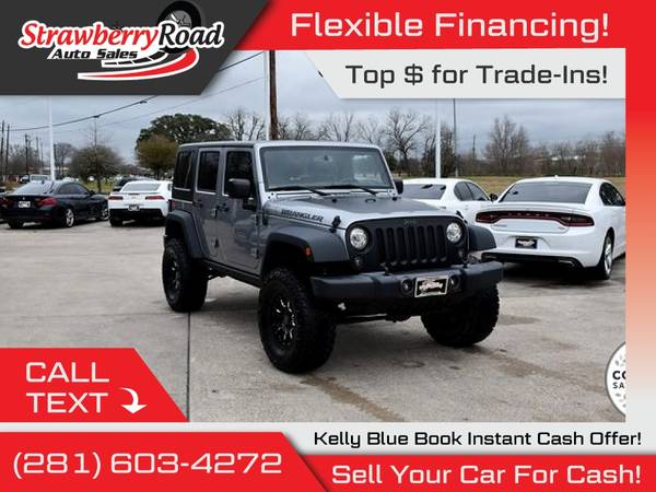 2017 Jeep Wrangler Unlimited Freedom Edition FOR ONLY 396/mo! for sale in Pasadena, TX – photo 3