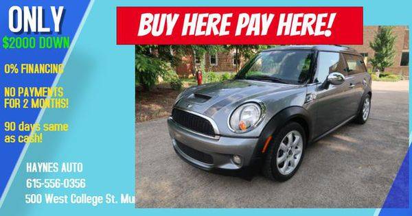 2009 MINI Clubman Cooper S Hatchback 3D BUY HERE PAY HERE! HABLAMOS... for sale in Murfreesboro, TN