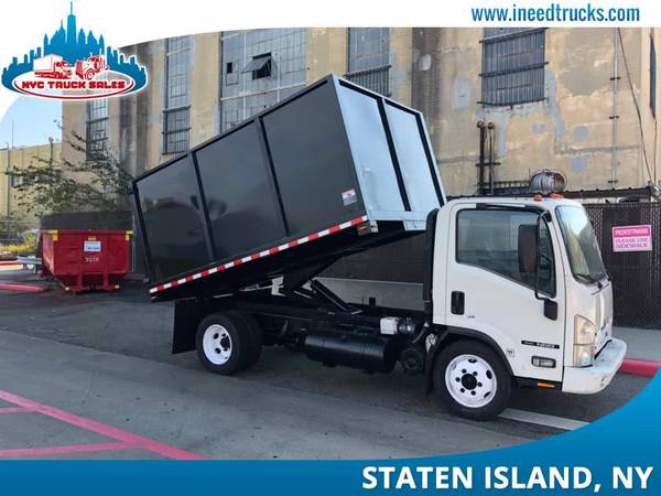 2010 ISUZU NRR 12' FEET DUMP TRUCK GARBAGE JUNK REMOVAL TRUCK-maryland for sale in Staten Island, District Of Columbia