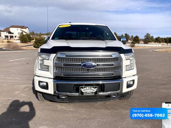 2016 Ford F-150 F150 F 150 4WD SuperCrew 145 Platinum - CALL/TEXT for sale in Sterling, CO – photo 4