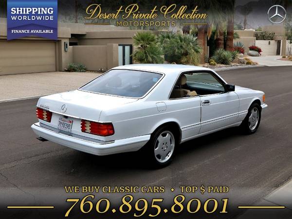 1991 Mercedes-Benz 560 Series Coupe Super Clean 560SEC Coupe FOR... for sale in Palm Desert, NY – photo 5