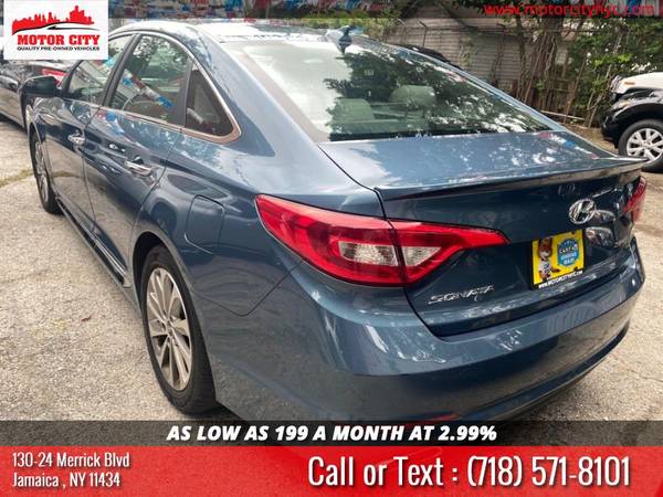 CERTIFIED 2015 HYUNDAI SONATA SPORT! CLEAN! LEATHER! KEYLESS ! RIMS!... for sale in Jamaica, NY – photo 4