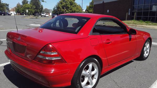 2002 MERCEDES-BENZ SLK 320, RED for sale in MANASSAS, District Of Columbia – photo 5