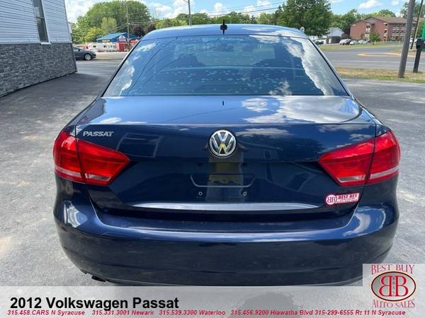 2012 VOLKSWAGEN PASSAT 2 5L S Everyone Approved for sale in Waterloo, NY – photo 3