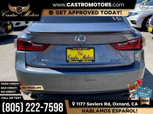 2014 Lexus IS 250 BaseSedan for only 352/mo! - - by for sale in Oxnard, CA – photo 8