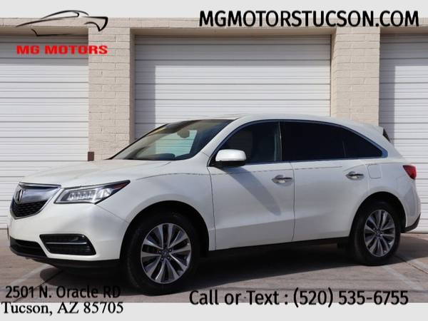 2014 Acura MDX SH AWD w/Tech 4dr SUV w/Technology Package - cars & for sale in Tucson, AZ – photo 4