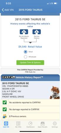 2015 Ford Taurus for sale in Roseville, MI – photo 13