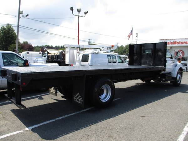 2011 Ford F-750 REG CAB 24 FOOT FLAT BED TRUCK for sale in south amboy, VT – photo 3