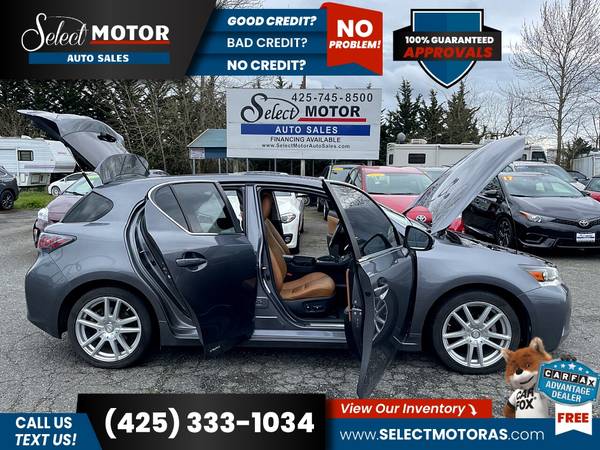 2013 Lexus CT 200h 200 h 200-h BaseHatchback FOR ONLY 274/mo! for sale in Lynnwood, WA – photo 10