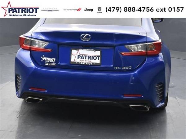2016 Lexus RC 350 - coupe - - by dealer - vehicle for sale in McAlester, AR – photo 4