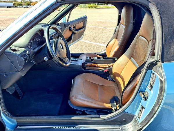 2000 BMW Z3 Roadster Convertible 2 5 L Auto, 117K Miles, Light Blue for sale in Baton Rouge , LA – photo 11