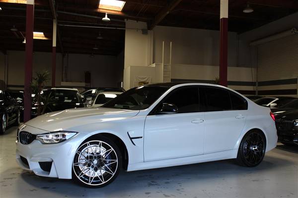 2018 BMW M3 COMPETITION PK WHITE.NAV/iPOD/USB/444HP/WARRANTY/17K MLS for sale in SF bay area, CA