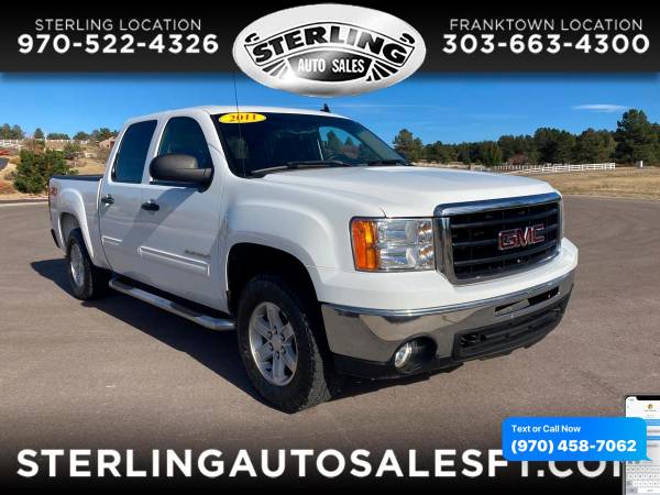 2011 GMC Sierra 1500 4WD Crew Cab 143.5 SLE - CALL/TEXT TODAY! -... for sale in Sterling, CO