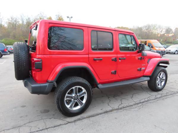 2018 RED JEEP WRANGLER SAHARA UNLIMITED - - by dealer for sale in Bloomfield, NY – photo 4