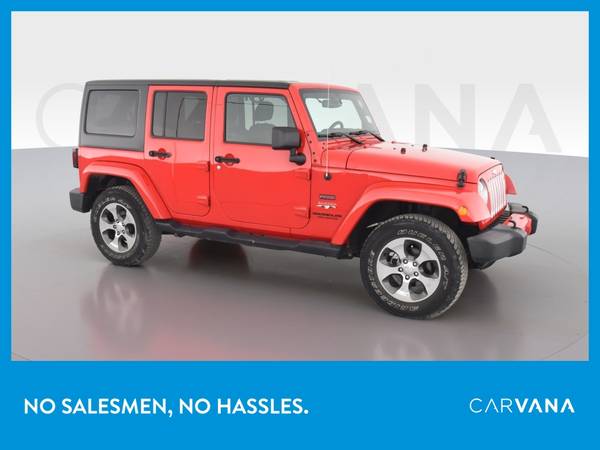 2016 Jeep Wrangler Unlimited Sahara Sport Utility 4D suv Red for sale in El Paso, TX – photo 11