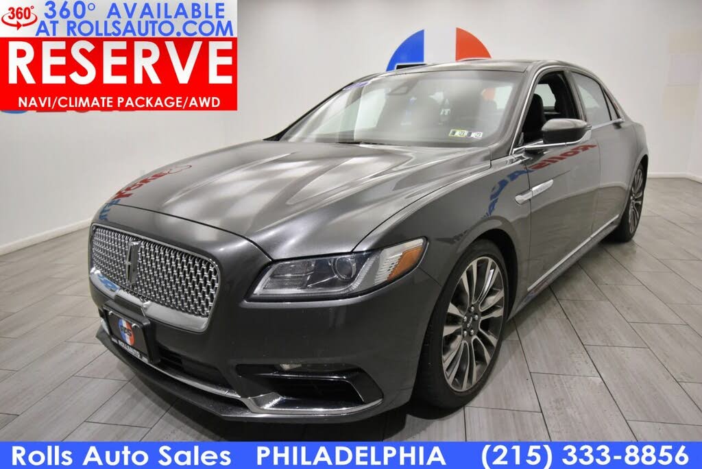 2017 Lincoln Continental Reserve AWD for sale in Philadelphia, PA