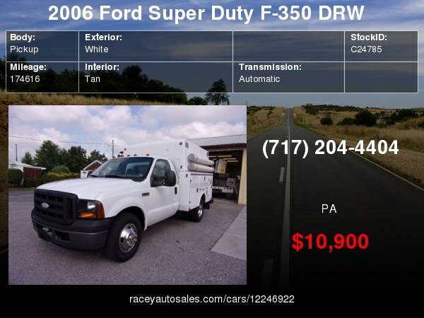 Clean 2006 Ford F350 Utility Truck Inpected for sale in eastern WV, WV – photo 24