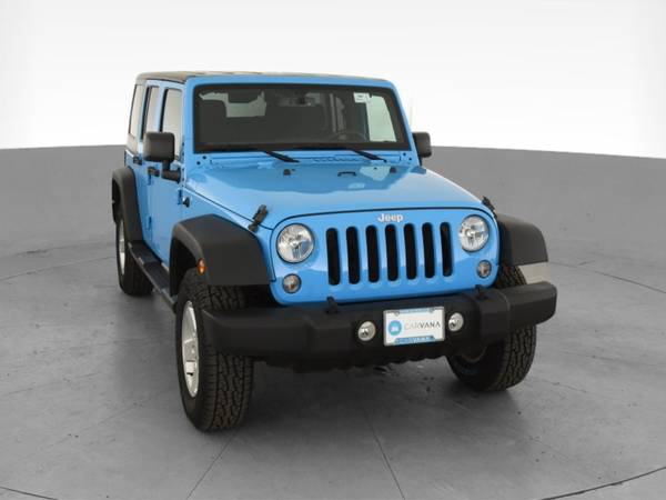 2017 Jeep Wrangler Unlimited Sport S Sport Utility 4D suv Blue - -... for sale in Naples, FL – photo 16