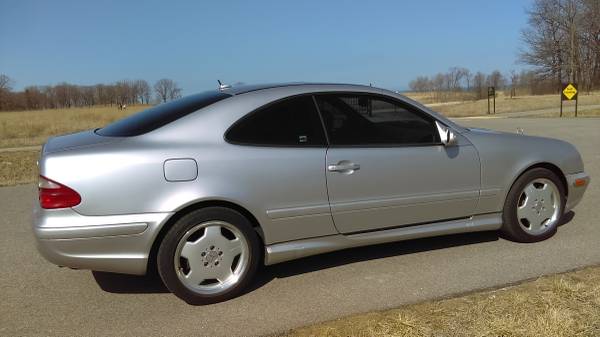 2002 Mercedes-Benz CLK55 AMG Coupe - RARE! Silver/Black ! - cars &... for sale in Highland Park, IL – photo 24