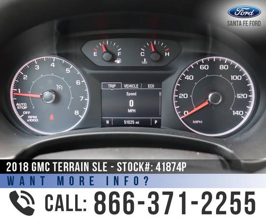 2018 GMC TERRAIN SLE Touch Screen - Camera - OnStar - cars & for sale in Alachua, FL – photo 16