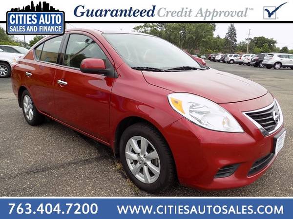 2014 NISSAN VERSA SV ~ EASY 60 SECOND CREDIT APPROVAL! for sale in Crystal, MN