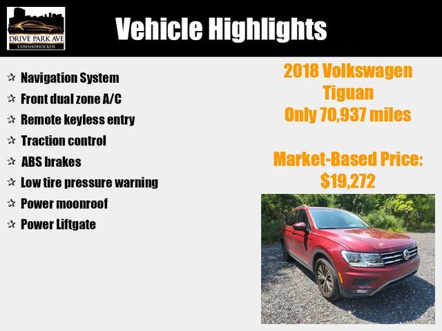 2018 Volkswagen Tiguan 2.0T SEL for sale in Conshohocken, PA – photo 4