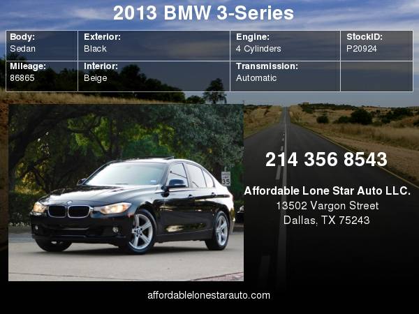 2013 BMW 3 Series 4dr Sdn 328i RWD for sale in Dallas, TX – photo 24