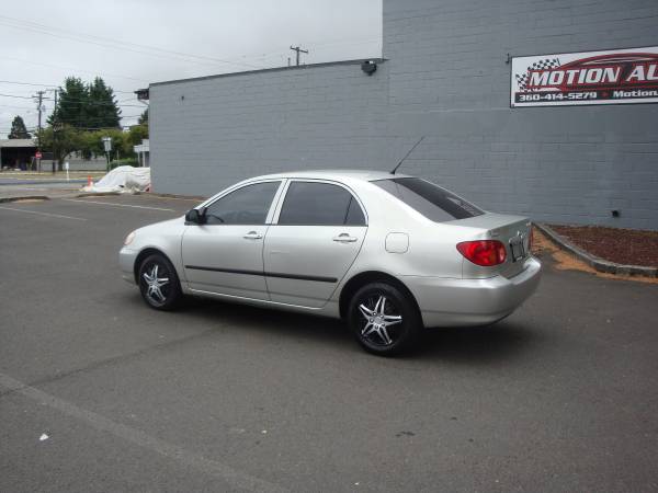 2003 TOYOTA COROLLA 4-DOOR 4-CYL AUTO AC PS 132K MILES WOW !!! for sale in LONGVIEW WA 98632, OR – photo 4