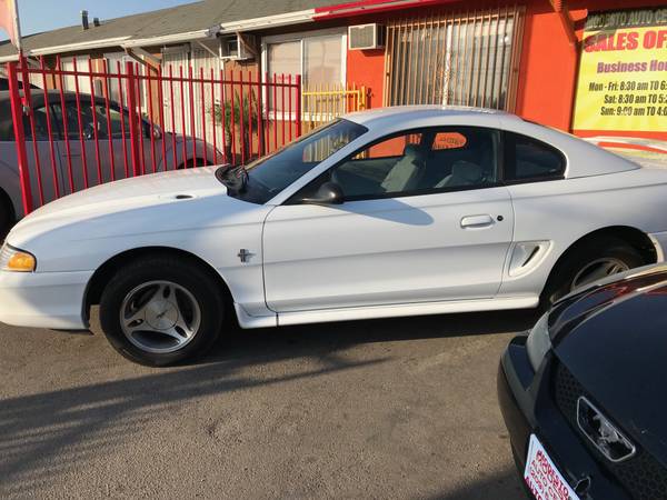 1998 FORD MUSTANG, 2DR, AUTO, WHITE- V-6, EXCELLENT CONDITION.. for sale in Modesto, CA – photo 7