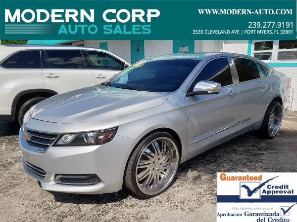 2016 Chevy Impala LTZ - Leather, WiFI Hotspot, Premium DUB Wheels! for sale in Fort Myers, FL