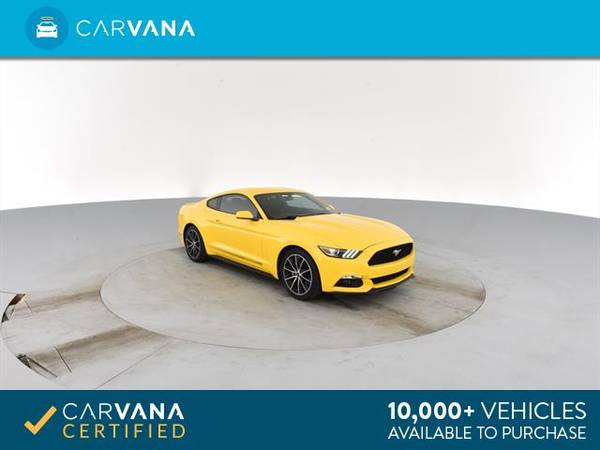 2016 Ford Mustang EcoBoost Coupe 2D coupe YELLOW - FINANCE ONLINE for sale in Atlanta, CA – photo 9