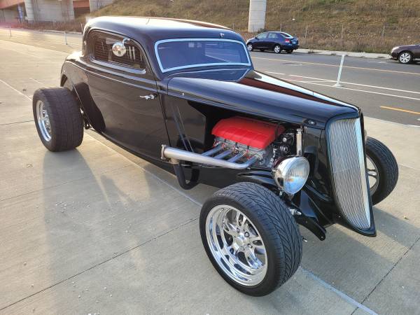 1933 Ford 3 window coupe for sale in New Haven, MA