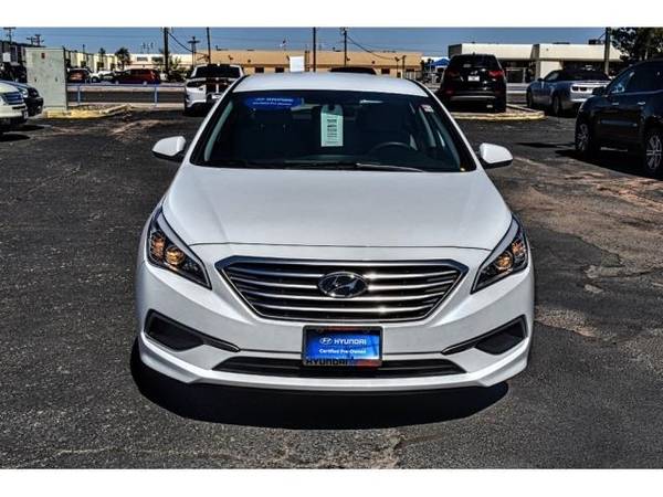 2017 Hyundai Sonata Base sedan Quartz White Pearl for sale in El Paso, TX – photo 12