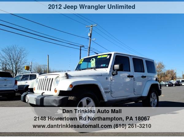 2012 Jeep Wrangler Unlimited 4WD 4dr Sahara - cars & trucks - by... for sale in Northampton, PA – photo 7