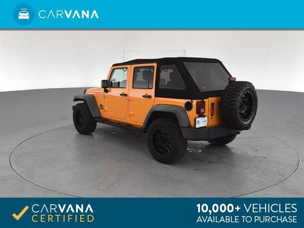 2012 Jeep Wrangler Unlimited Sport SUV 4D suv YELLOW - FINANCE ONLINE for sale in Carrollton, TX – photo 8