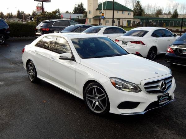 White on Black 2015 Mercedes-Benz E-Class E400 AMG Sport - cars & for sale in Auburn, OR – photo 10