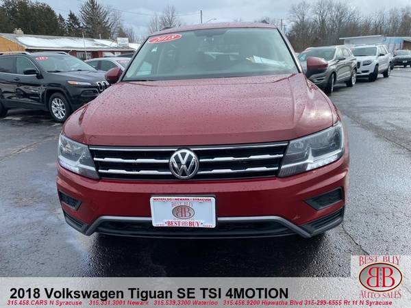 2018 VOLKSWAGEN TIGUAN SE TSI 4MOTION EVERYONE APPROVED - cars & for sale in NEWARK, NY – photo 5